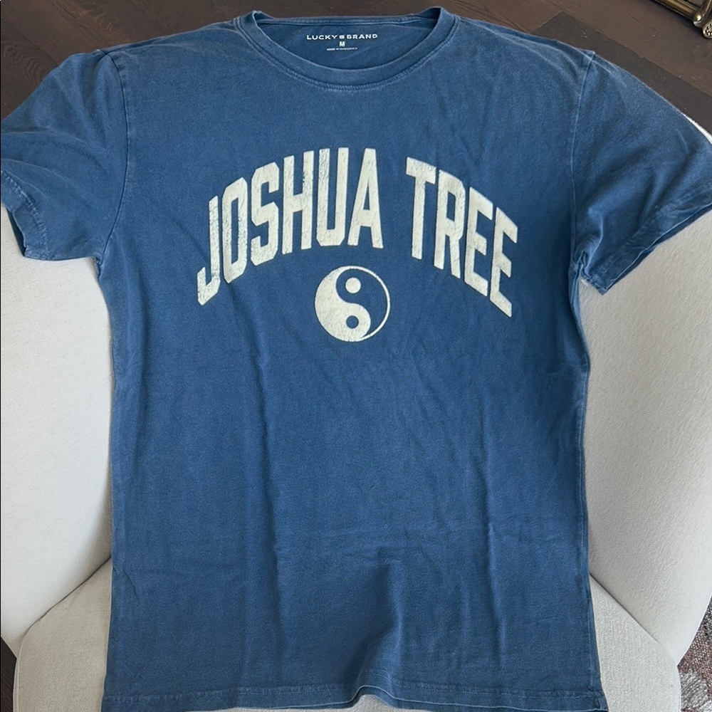 NWOT Lucky Brand Indigo Joshua Tree Tee